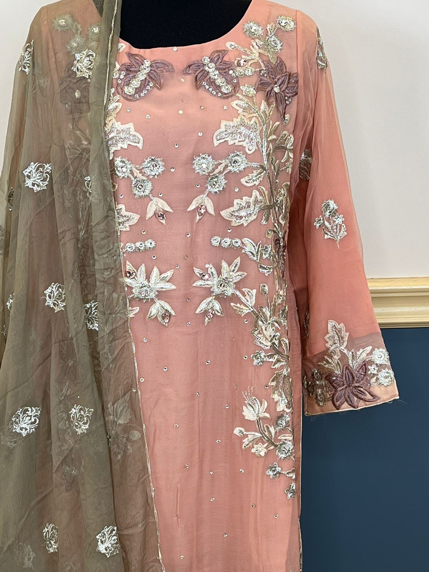 Pakistani Embroidered Party wear Ready To Ship