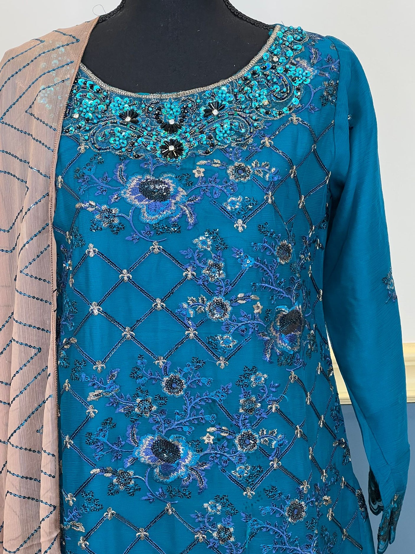 Pakistani Embroidered Party wear Ready To Ship