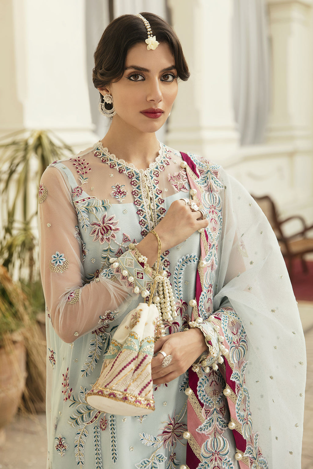 Dhoop Kinara By Afrozeh Embroidered Chiffon Collection