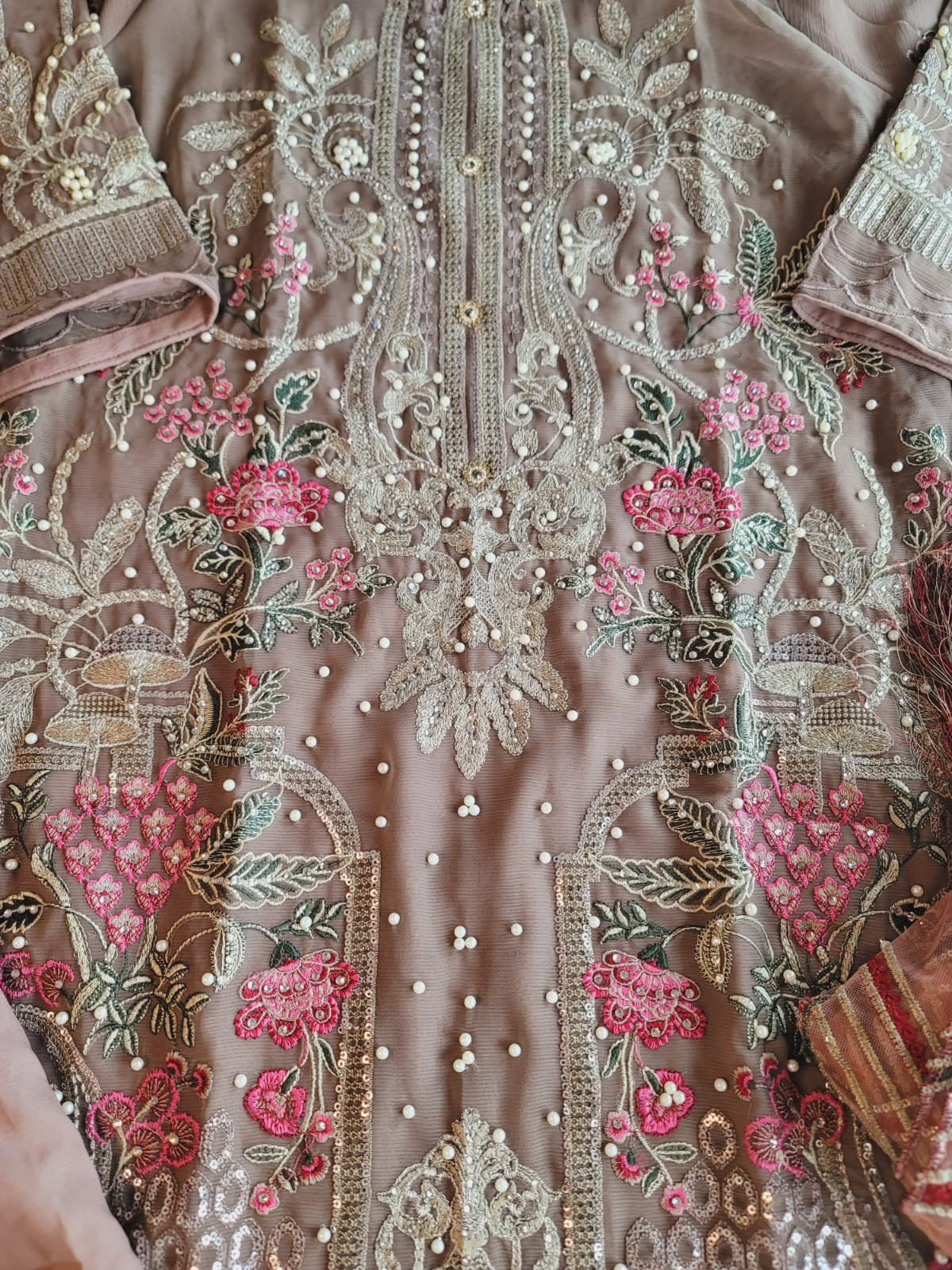 Pakistani Stitched Embroidery Party Wear Dresses Ready To Ship