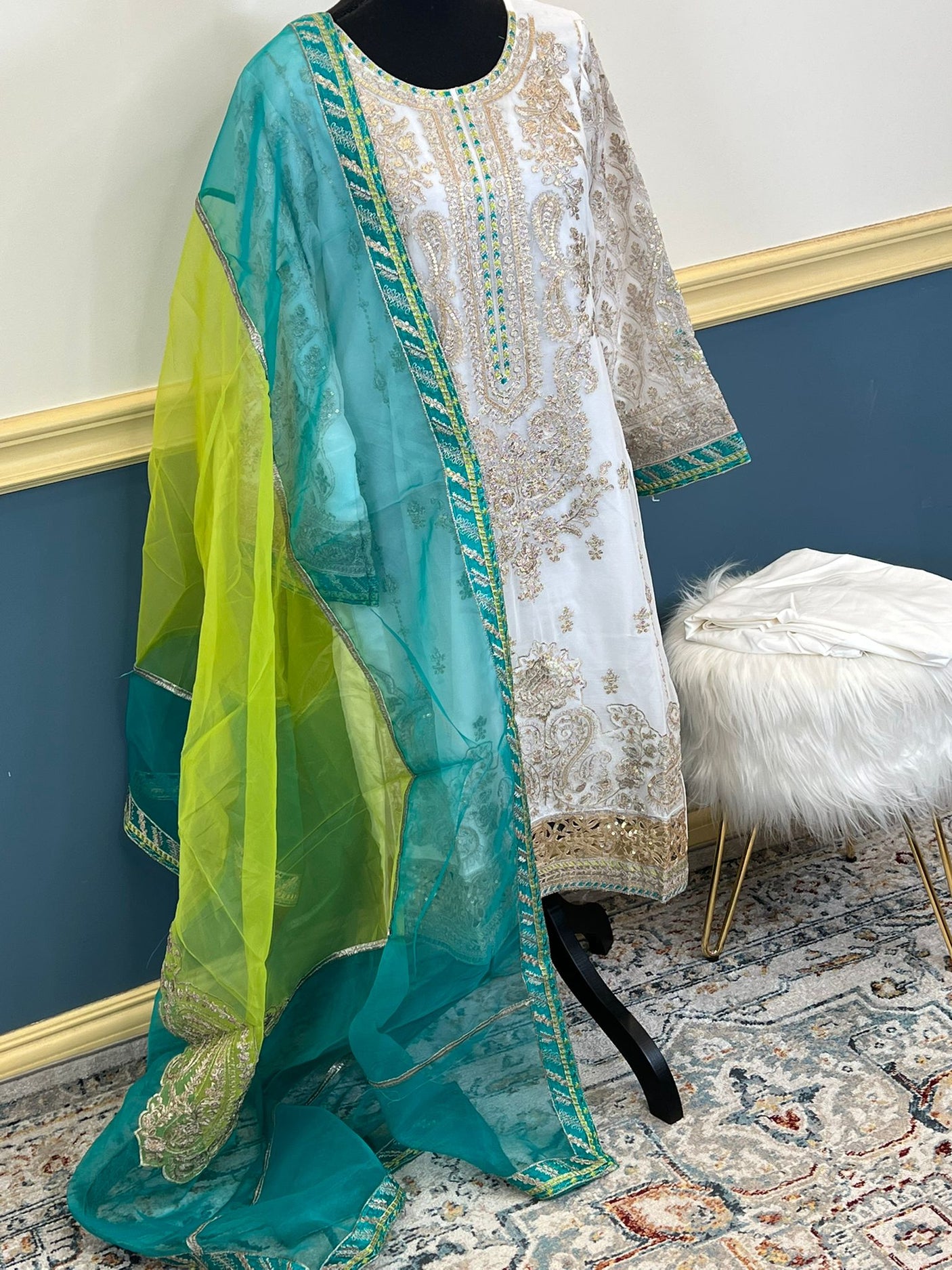 Pakistani Embroidered Party wear Ready To Ship