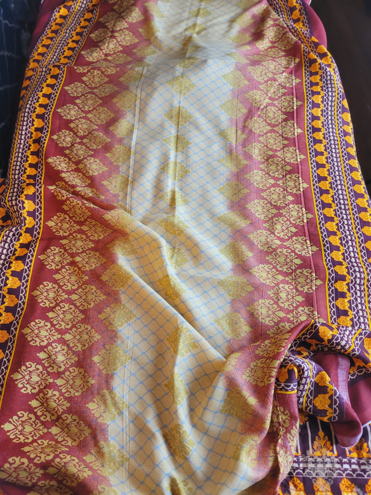 Pakistani Linen Embroidered Salwar kameez Ready To Ship