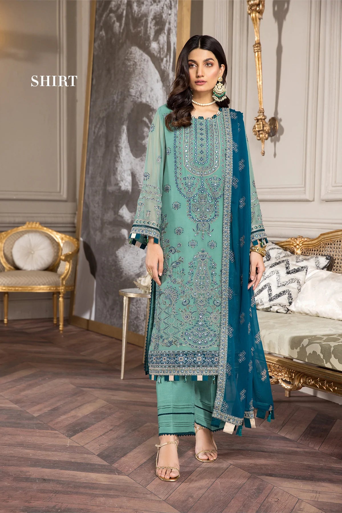 Alizeh Embroidered Chiffon Collection100% Original