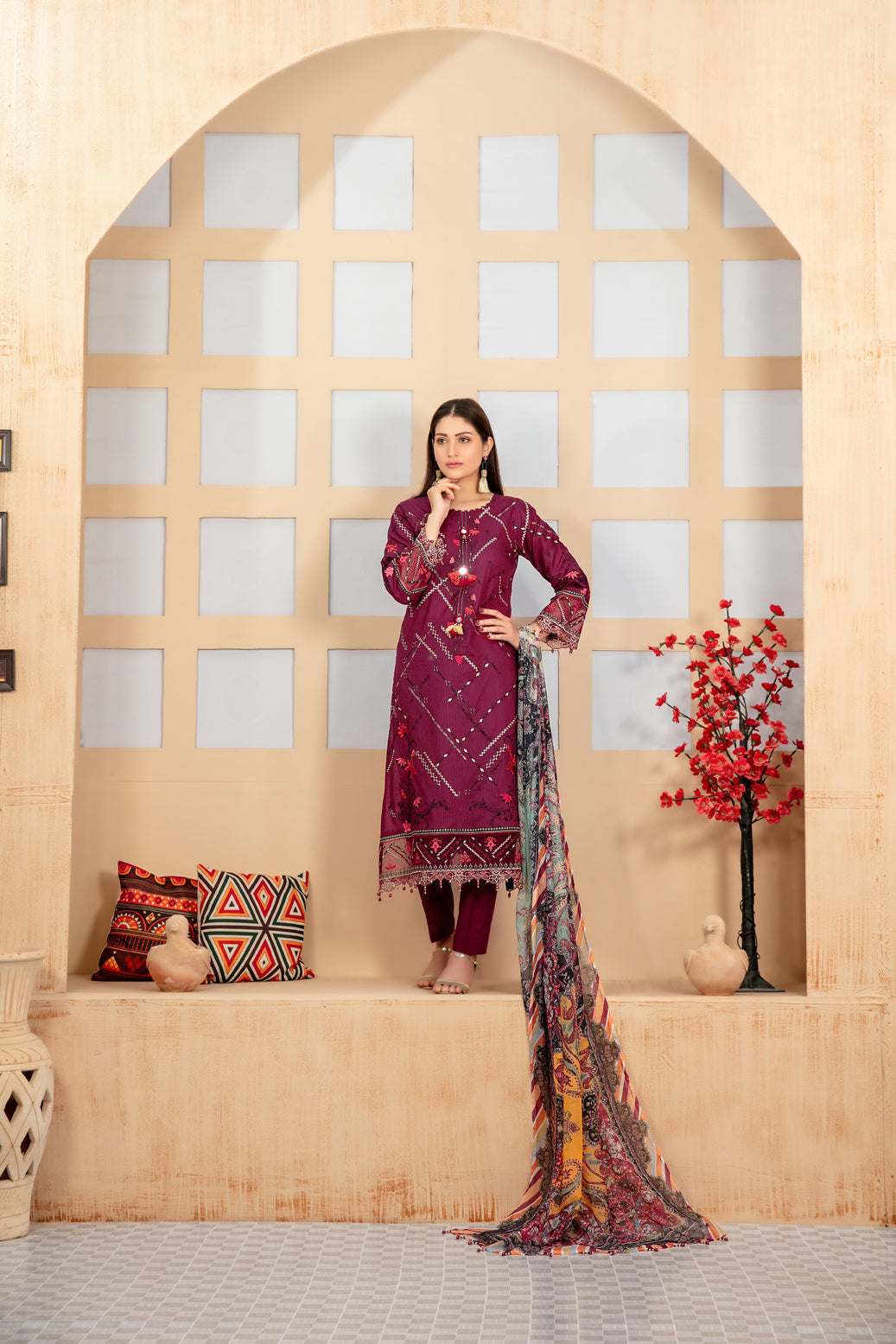 Gulrukh by Tawakkal Collection 100% Original