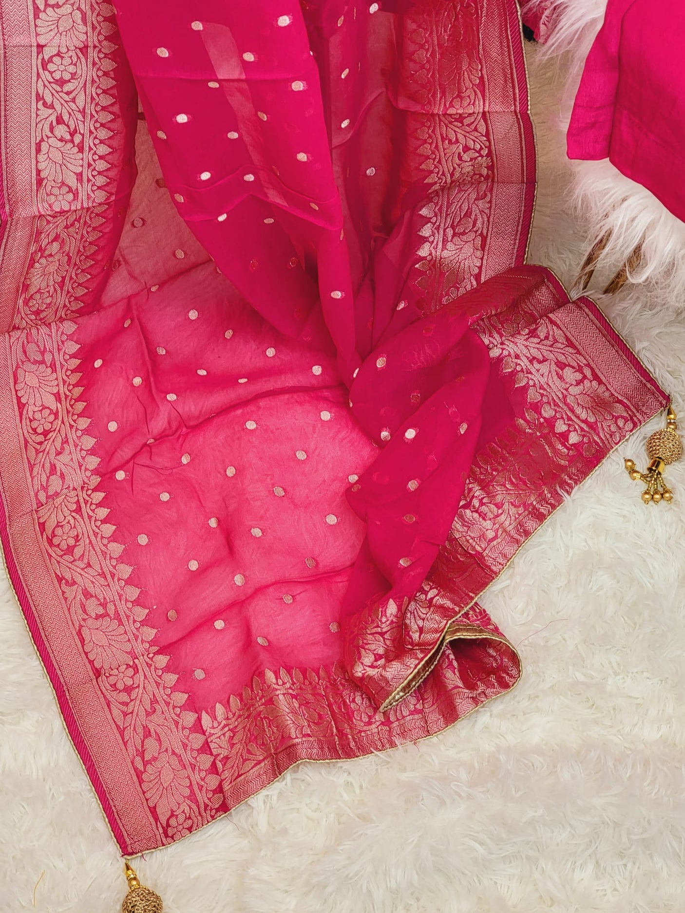 Pure Khaddi Georgette Banarasi Salwer Kamiz