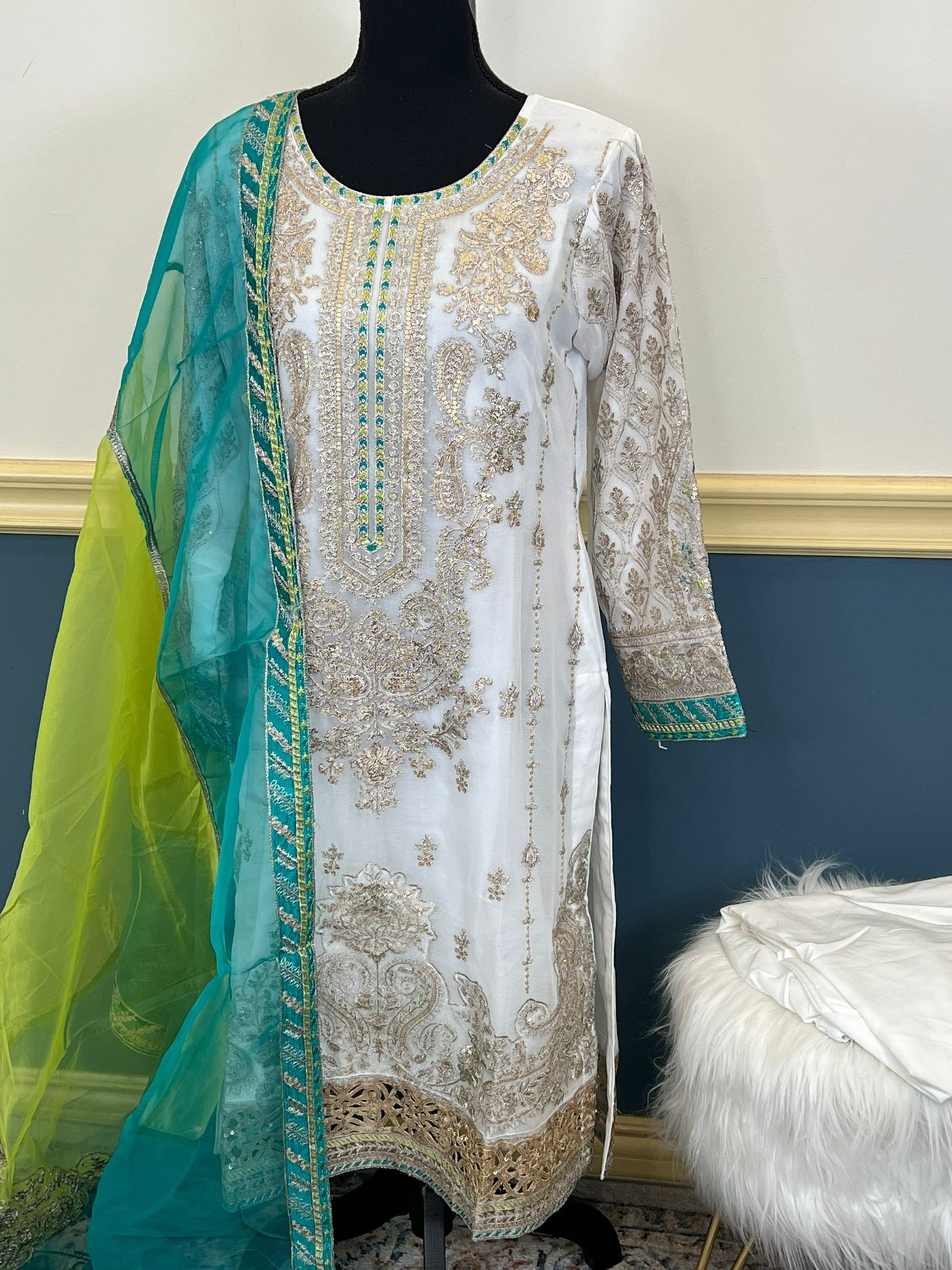 Pakistani Embroidered Party wear Ready To Ship