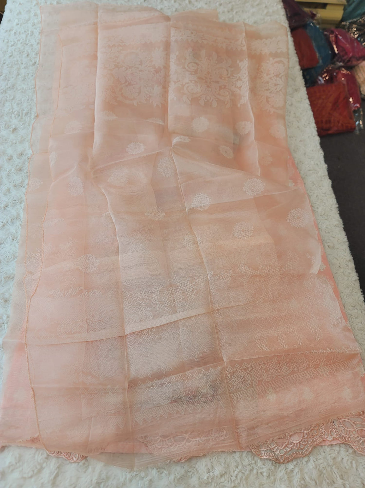 Indian Cotton Stitched Embroidery Suit Ready To Ship