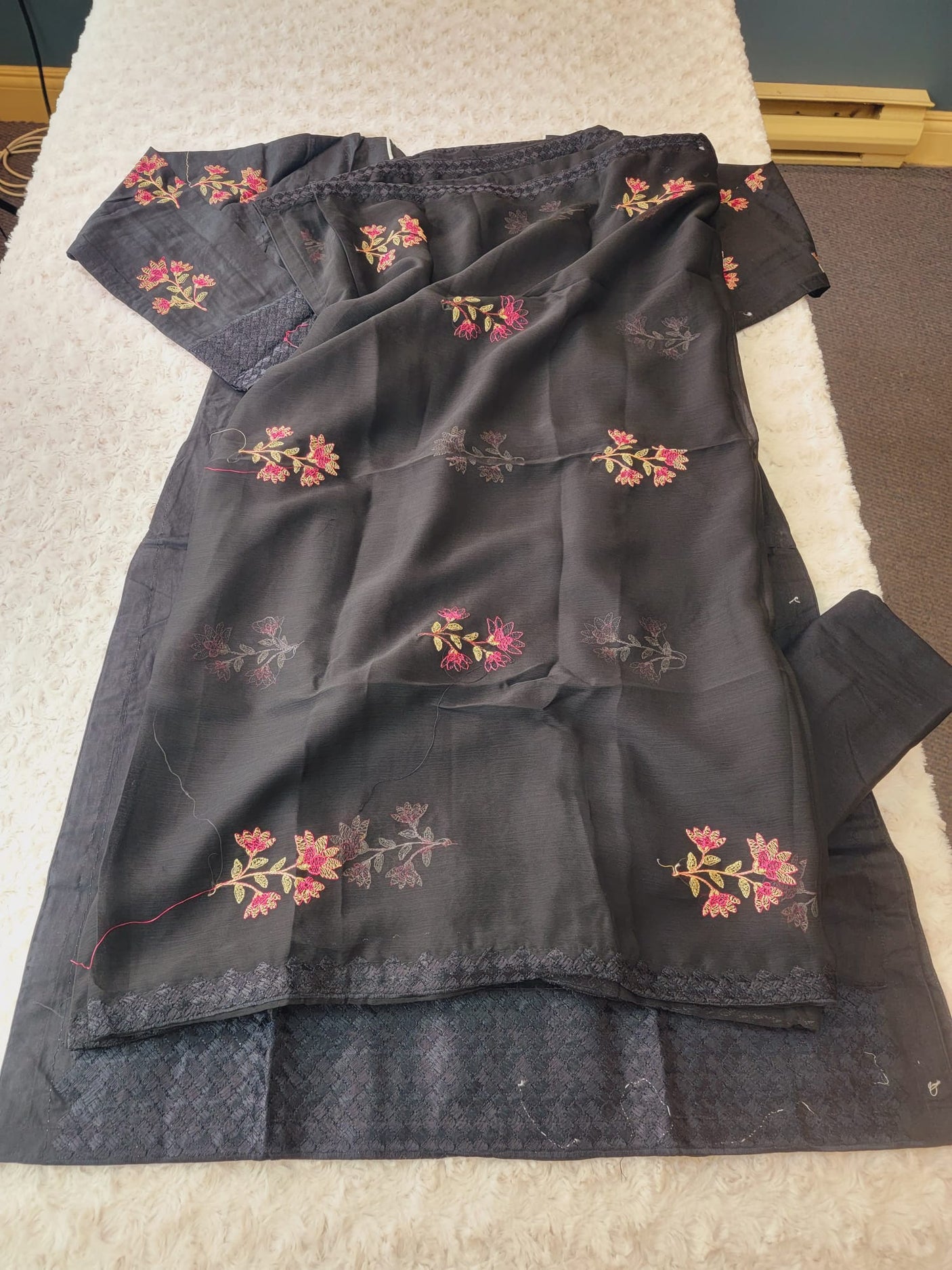 Pakistani Stitched Embroidery luxury lawn Dresses Ready To Ship