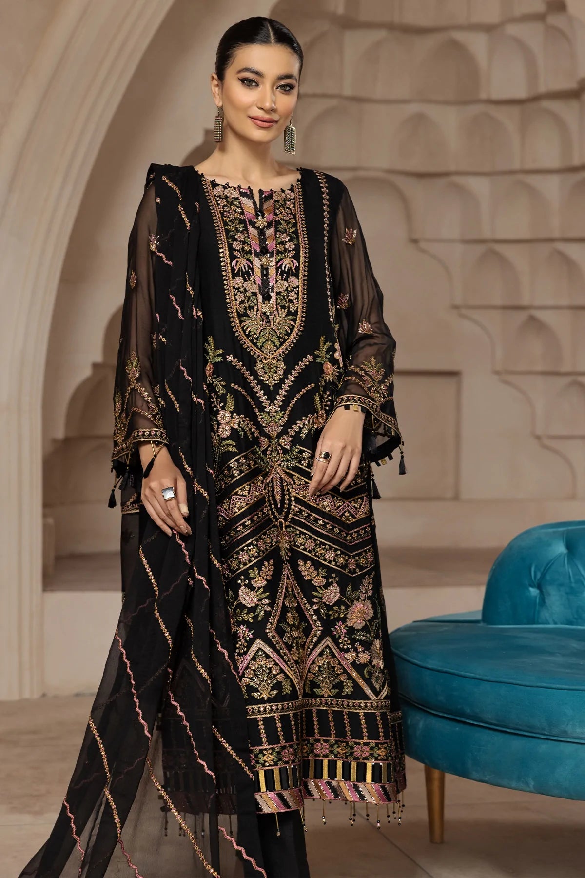 Alizeh Embroidered Chiffon Collection