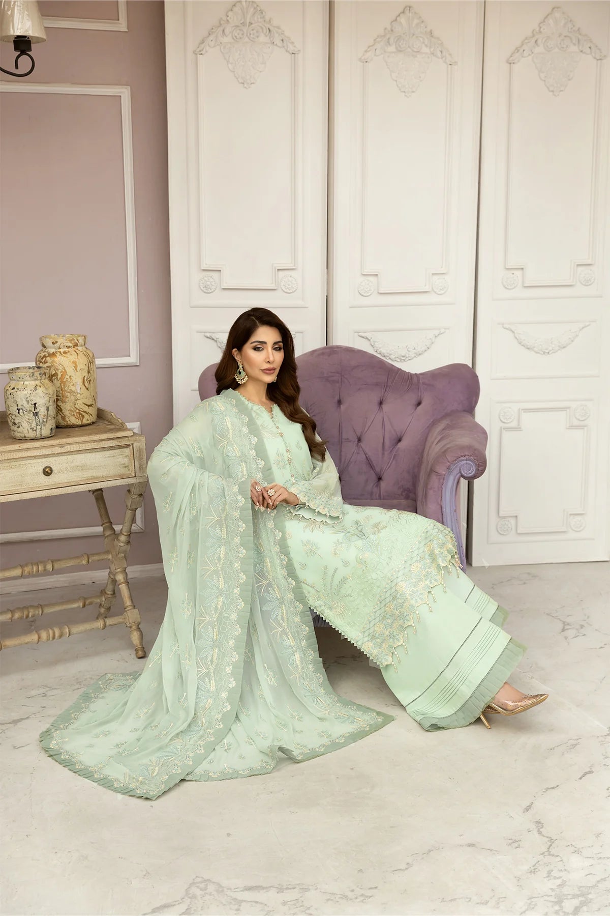 Dhaagay By Alizeh Luxury Chiffon Collection-100% Original