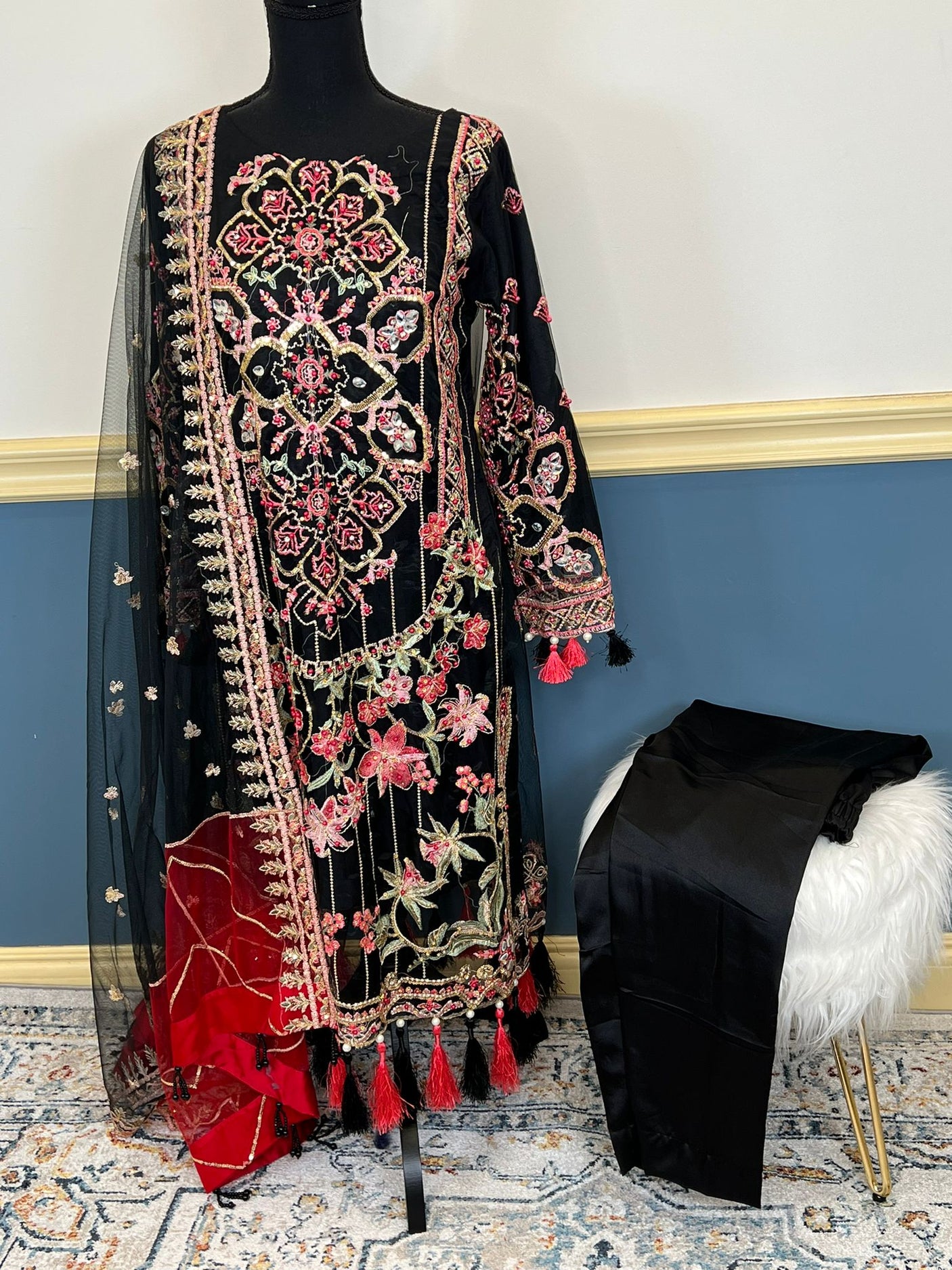 Pakistani Embroidered Party wear Ready To Ship