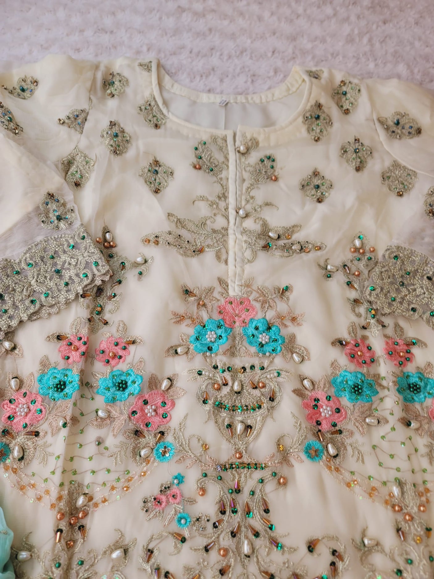 Pakistani Stitched Embroidery Party Wear Dresses Ready To Ship