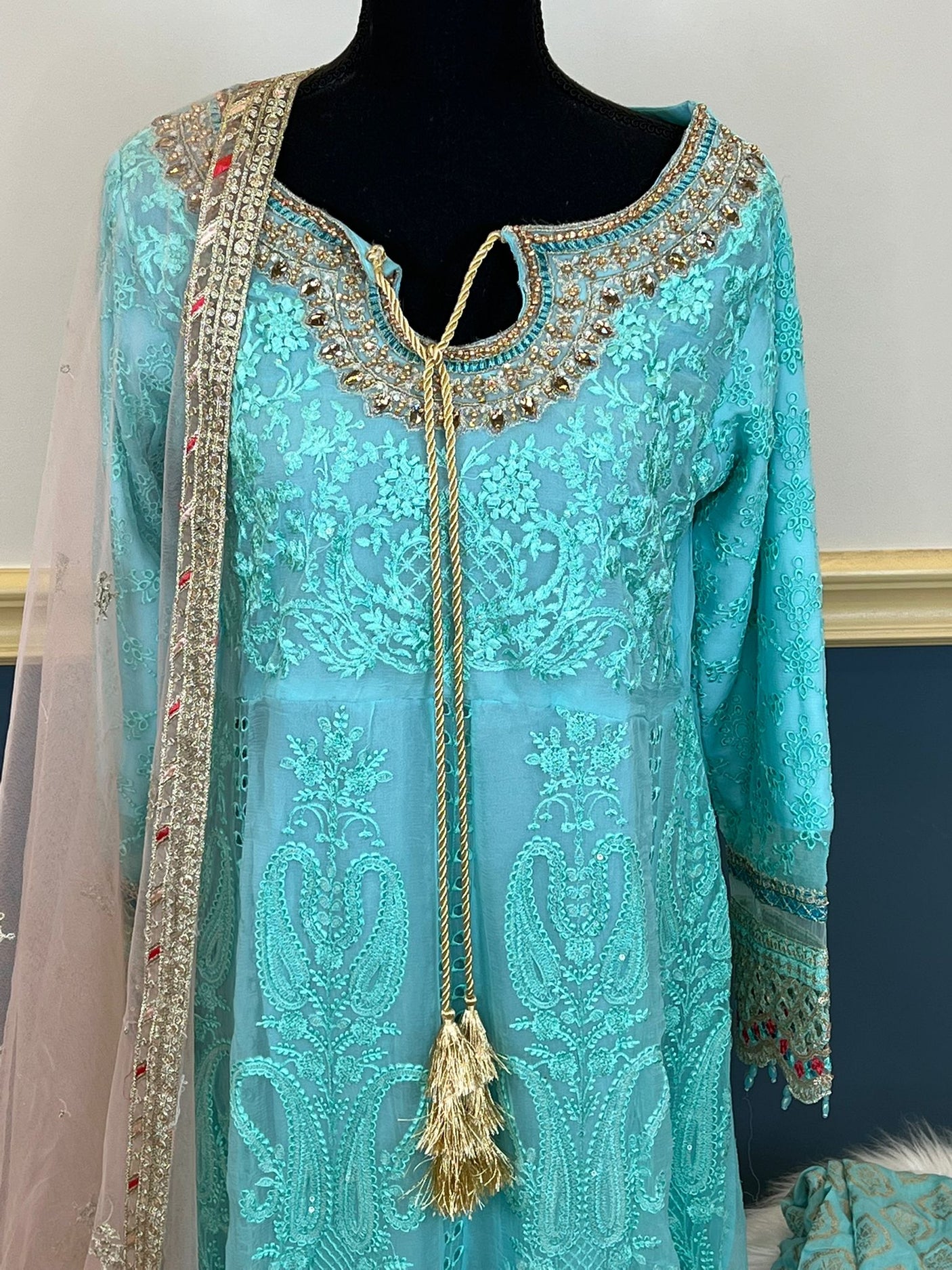 Pakistani Embroidered Party wear Ready To Ship