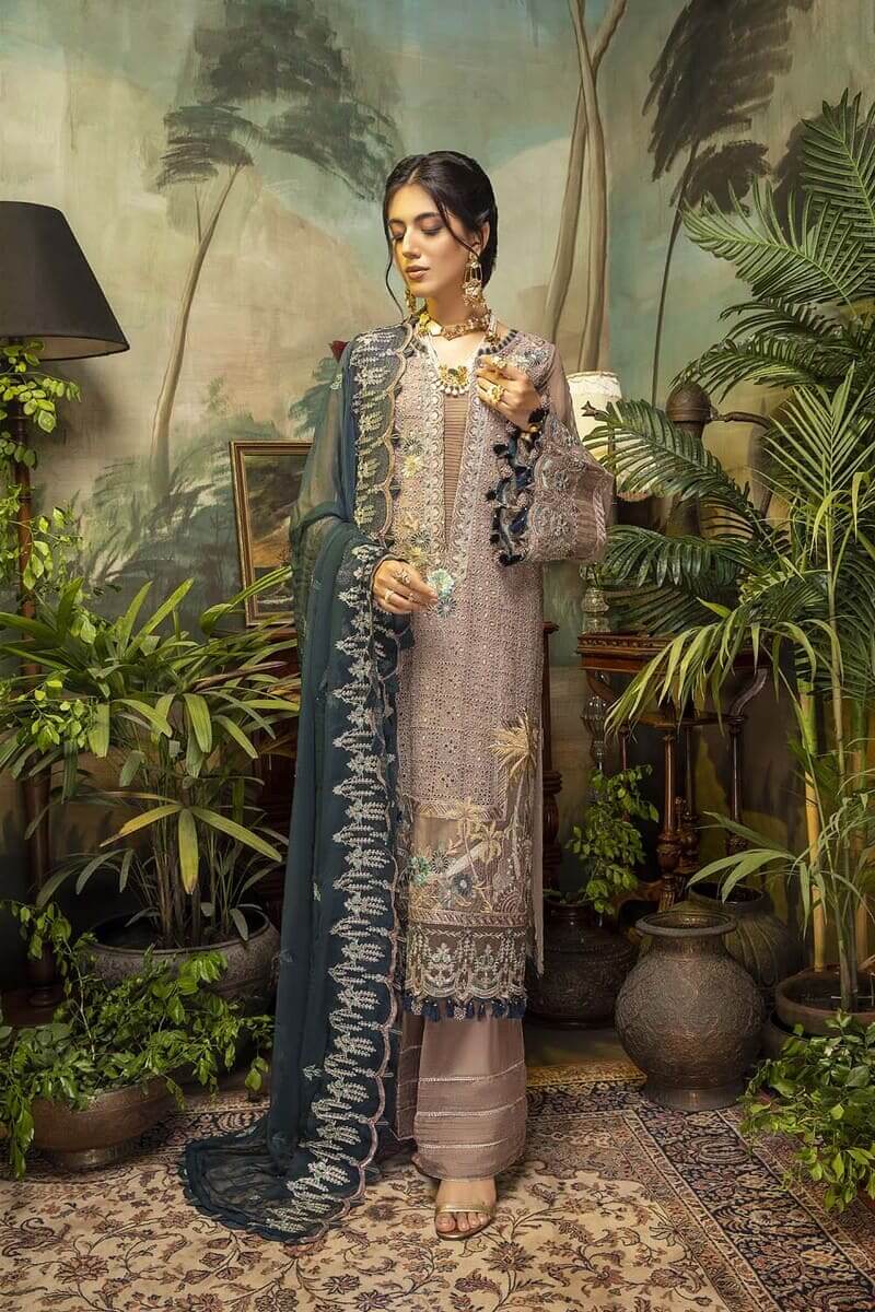 Adan Libas Guzarish Chikankari Luxury Chiffon Embroidered Collection 2021 -100% Original Guaranteed