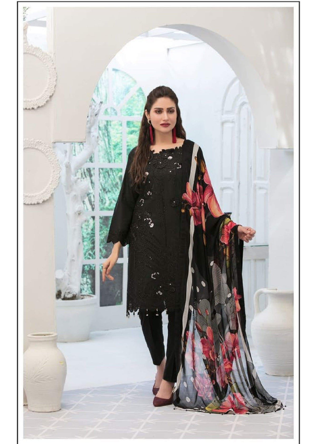 In-Vogue Luxury By Tawakkal Embroidered Lawn Collection 2021 -100% Original Guaranteed