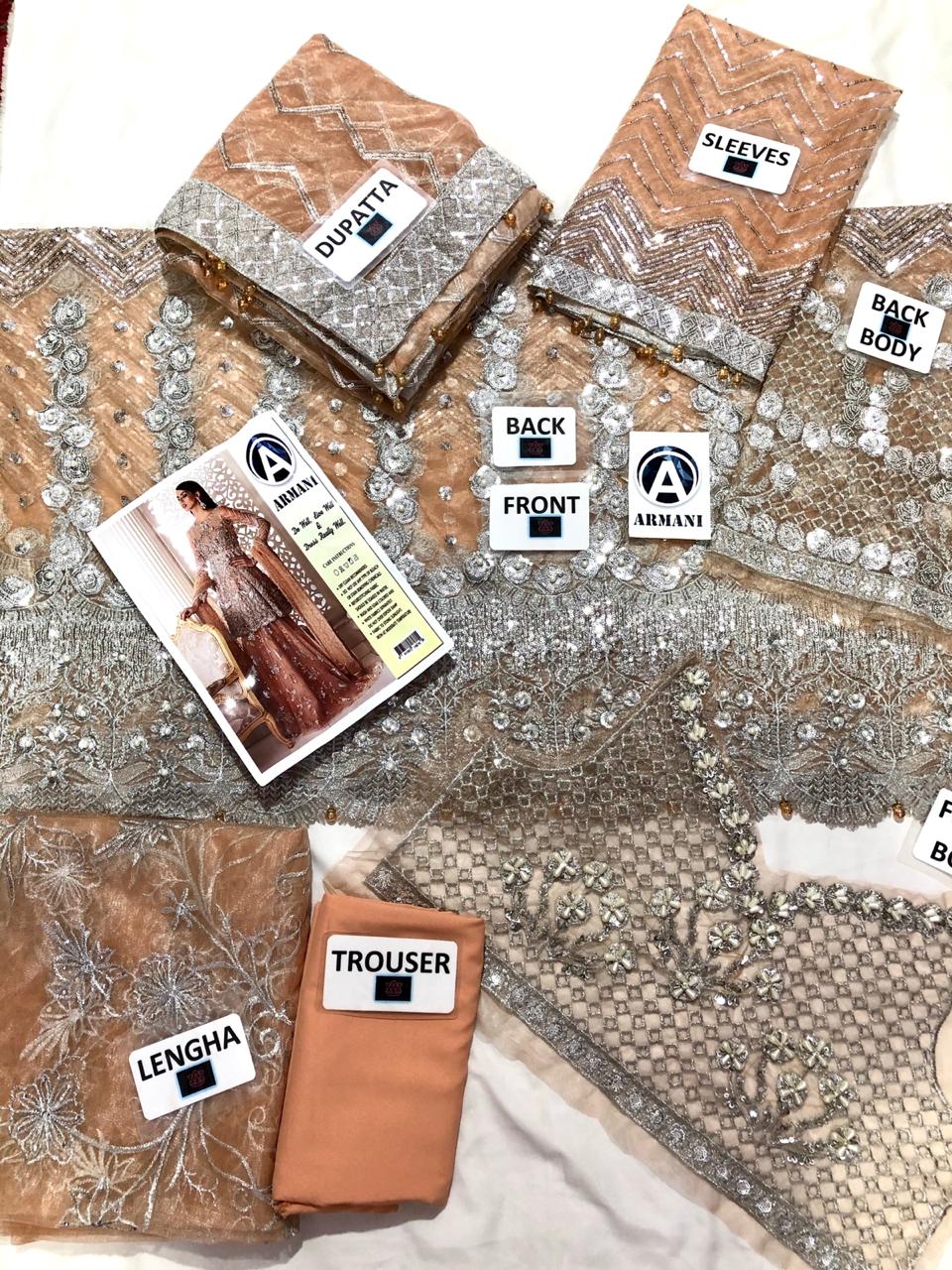 Pakistani Stitched Embroidery Party Wear Dresses Ready To Ship