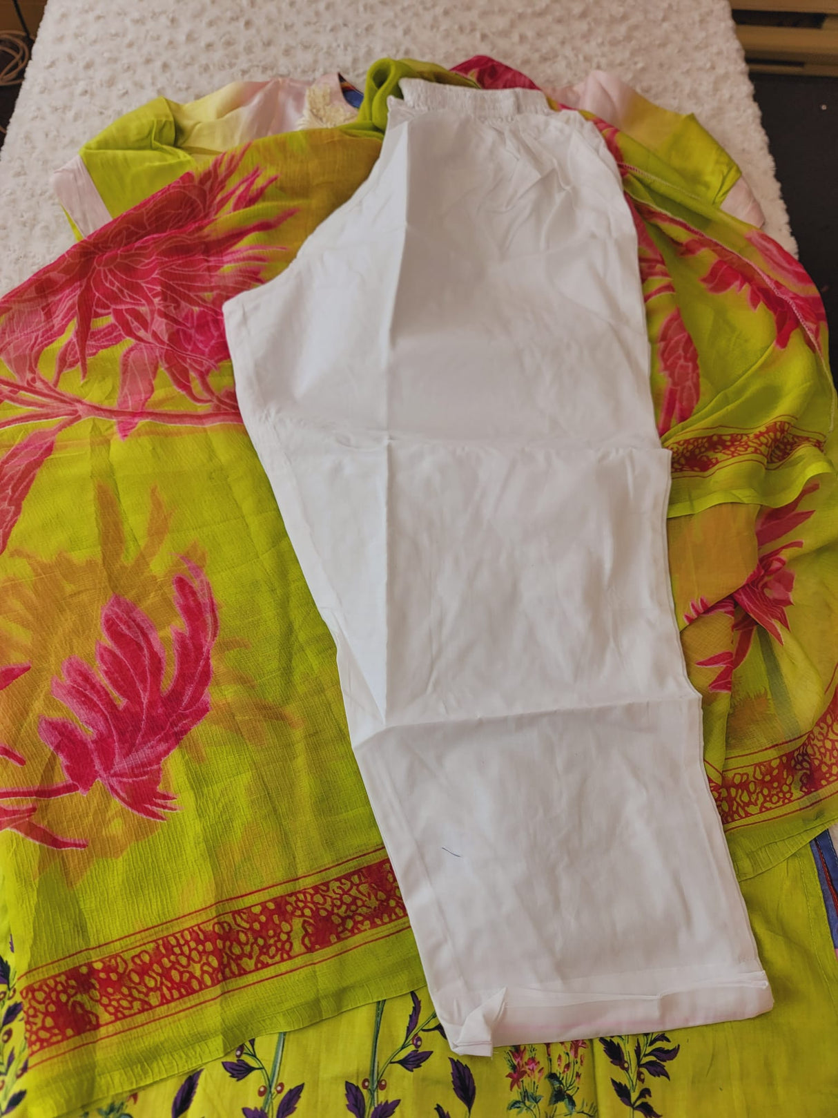 Indian Cotton Stitched Embroidery Suit Ready To Ship