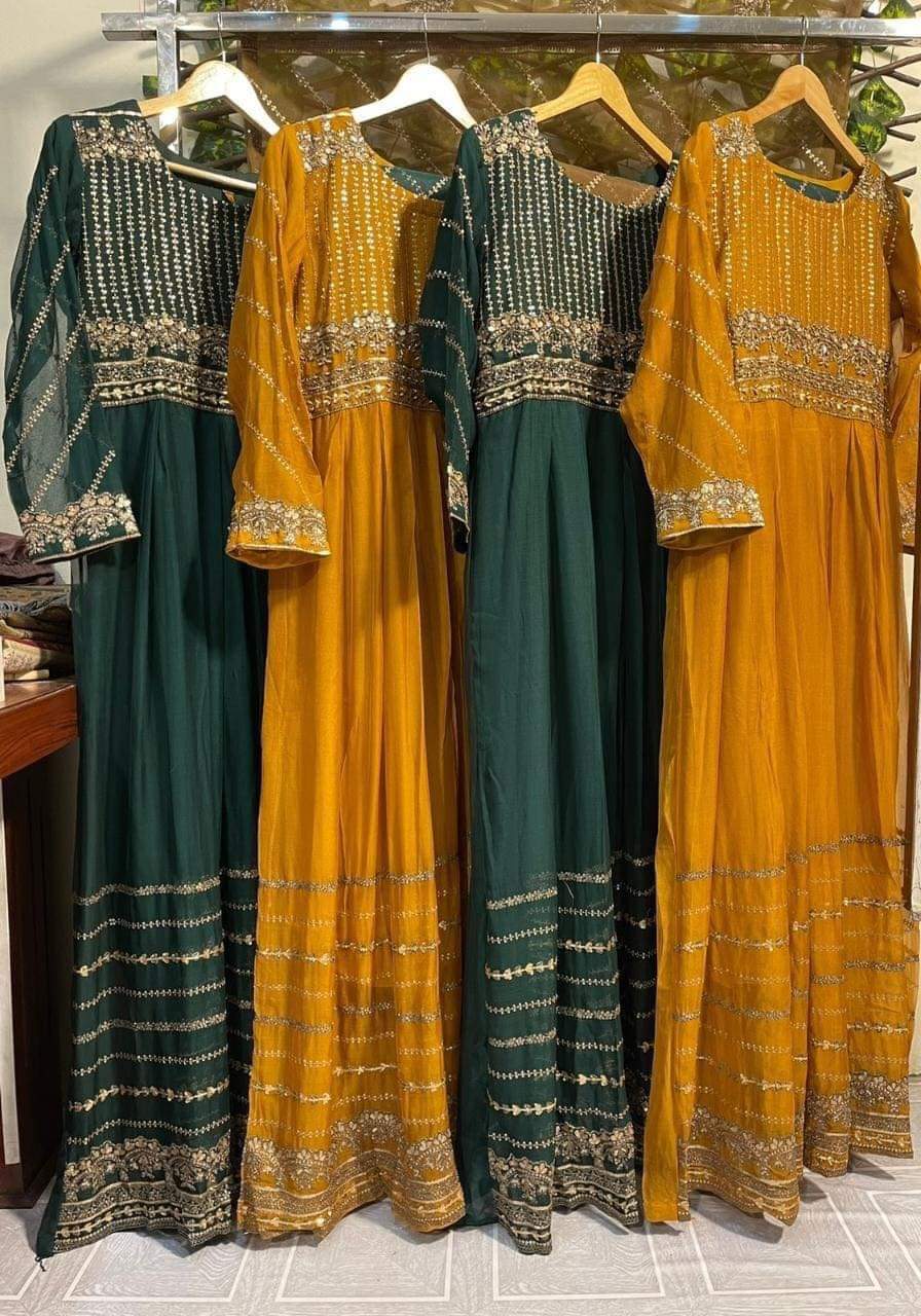 Pakistani Embroidered Luxury Party wear Ready To Ship