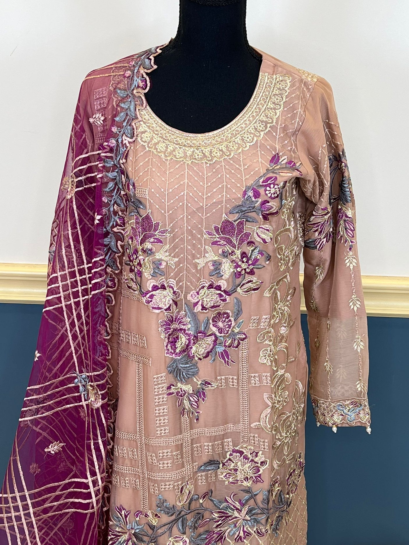 Pakistani Embroidered Party wear Ready To Ship