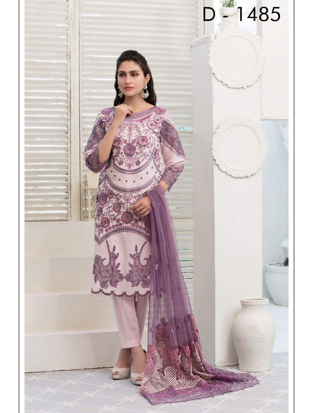 In-Vogue Luxury By Tawakkal Embroidered Lawn Collection 2021 -100% Original Guaranteed