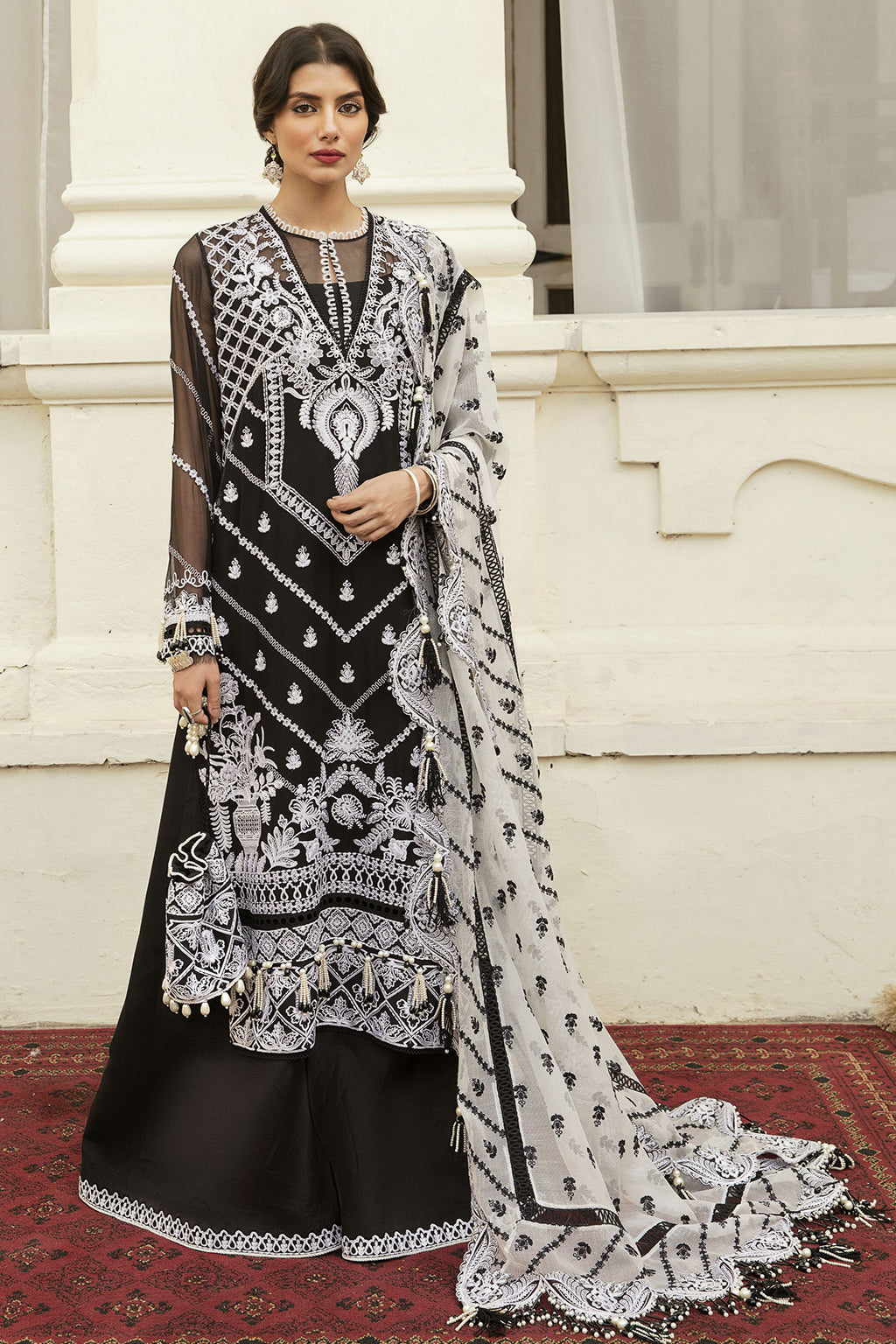 Dhoop Kinara By Afrozeh Embroidered Chiffon Collection