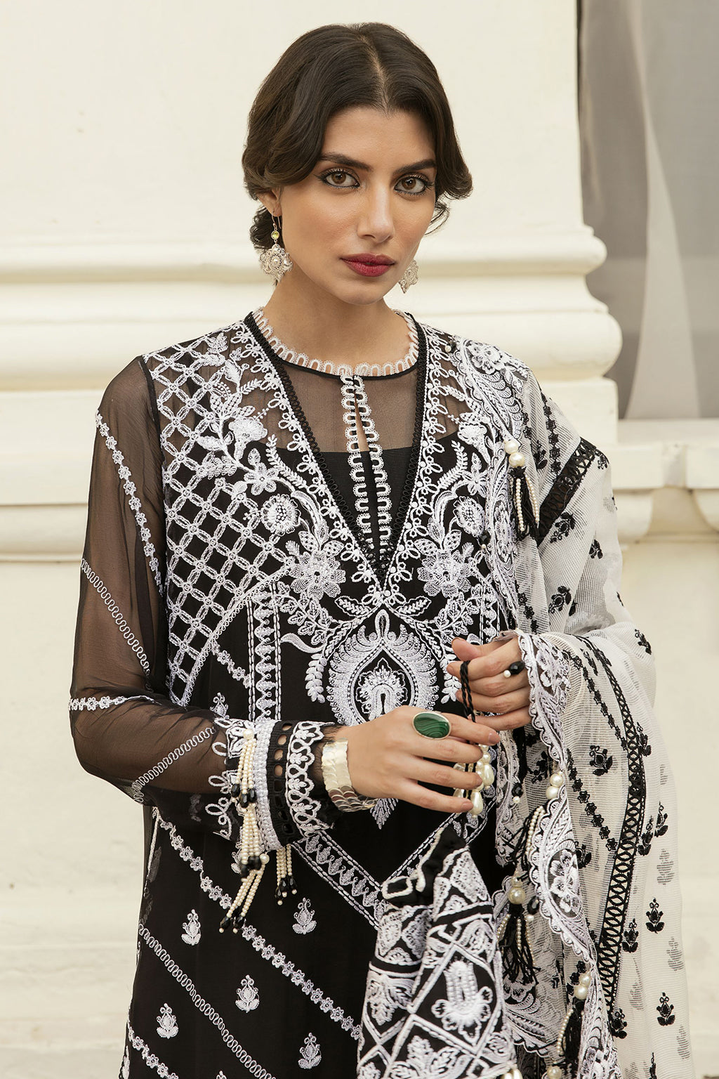Dhoop Kinara By Afrozeh Embroidered Chiffon Collection