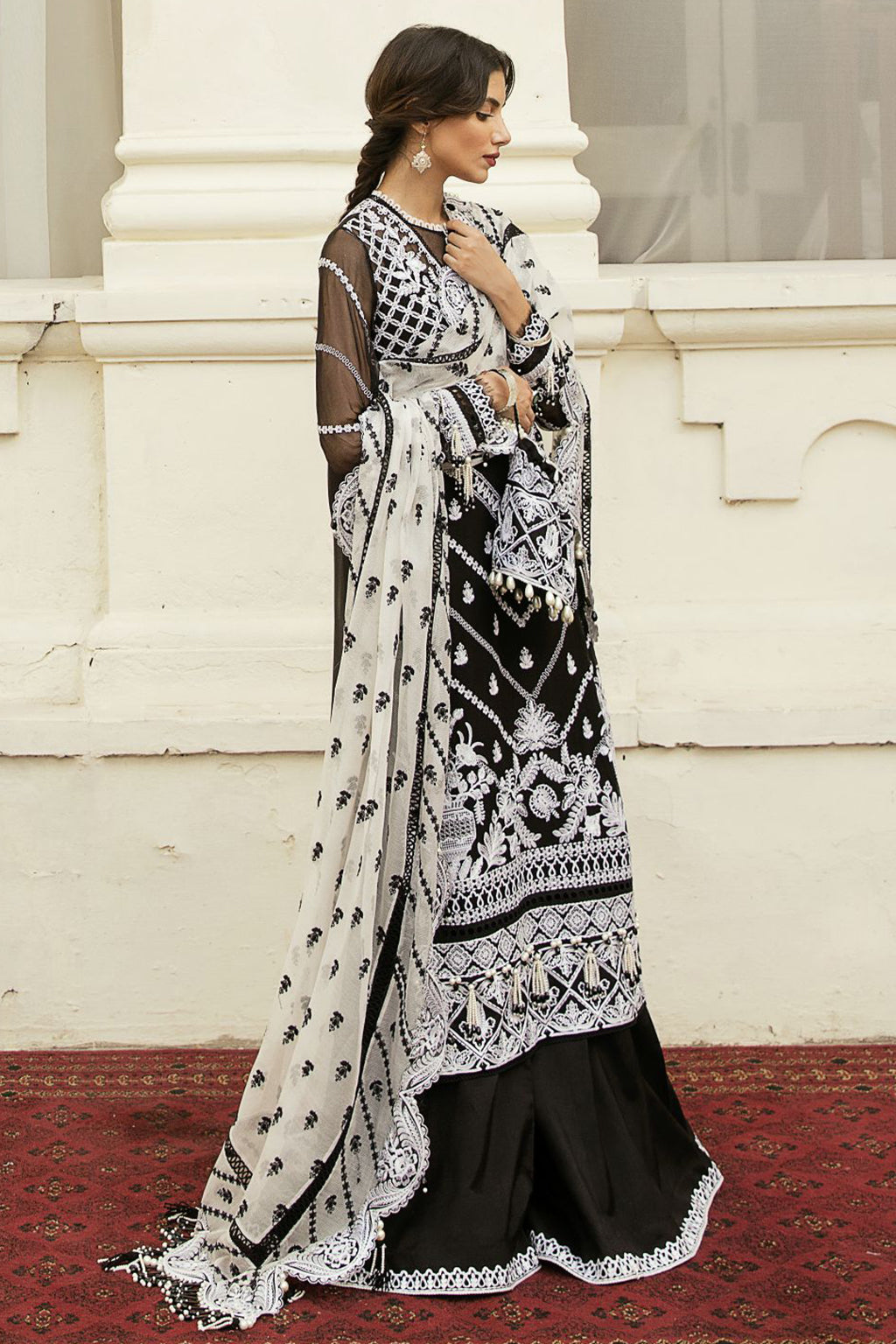 Dhoop Kinara By Afrozeh Embroidered Chiffon Collection