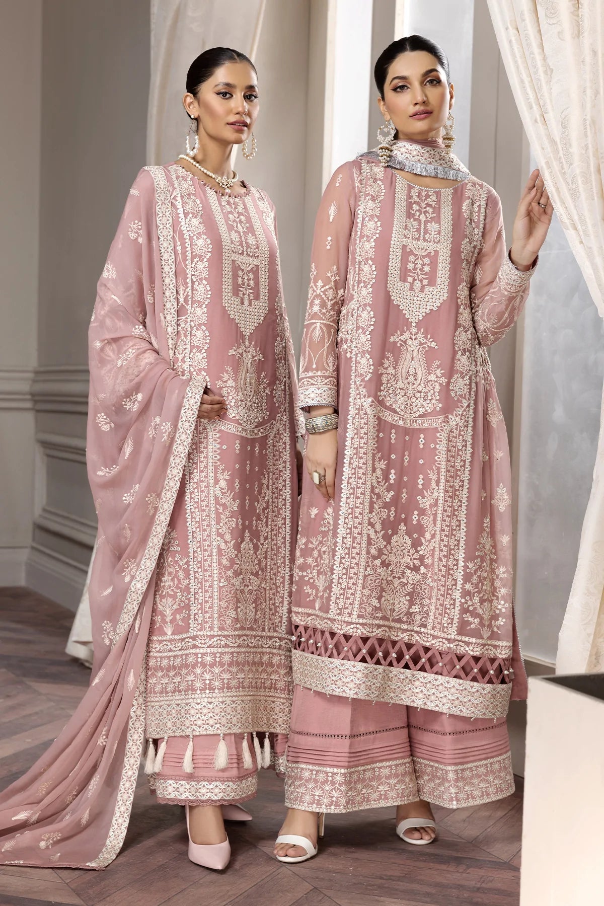 Alizeh Embroidered Chiffon Collection100% Original