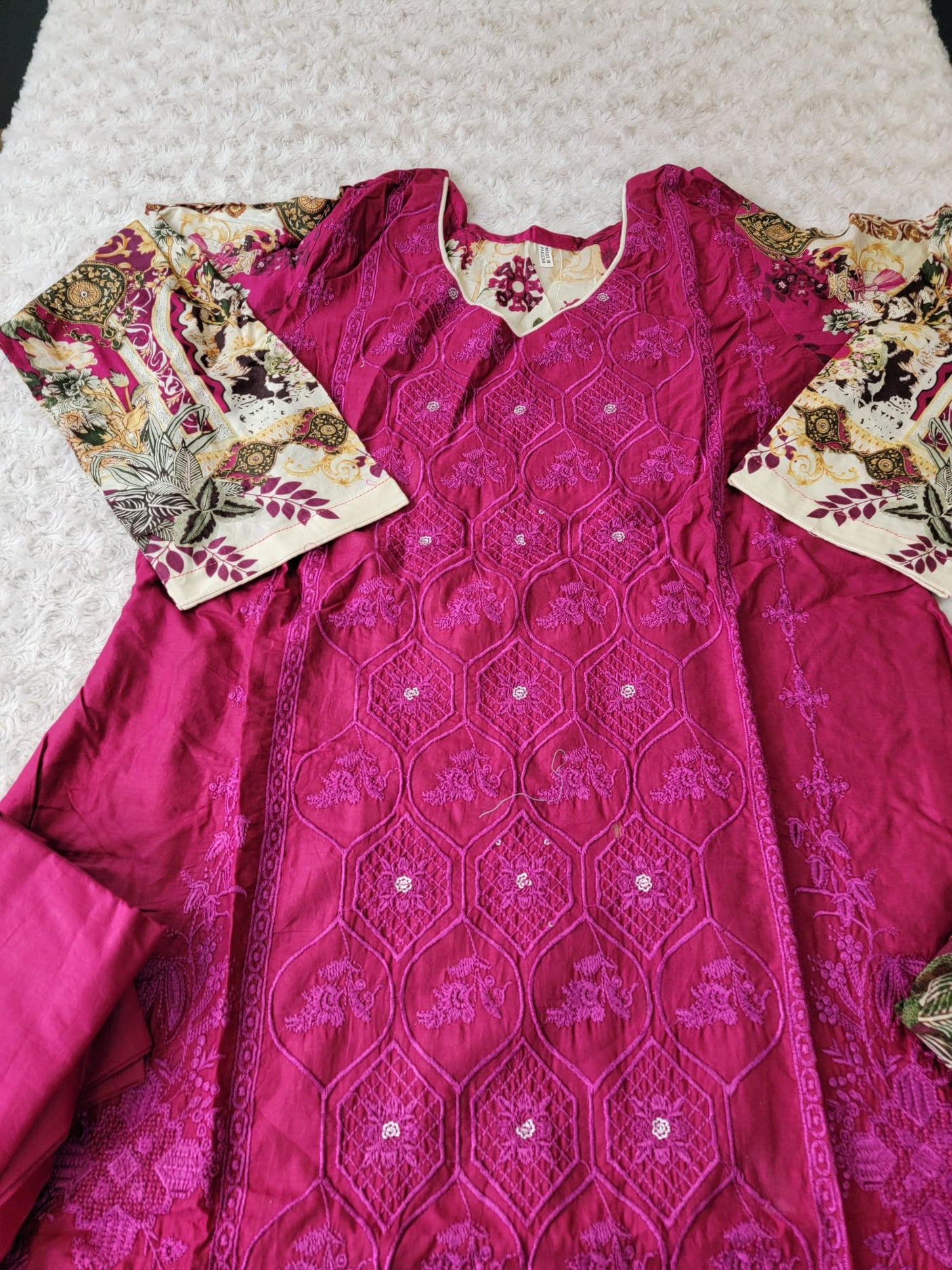 Pakistani Stitched Embroidery Lawn Suit Ready To Ship