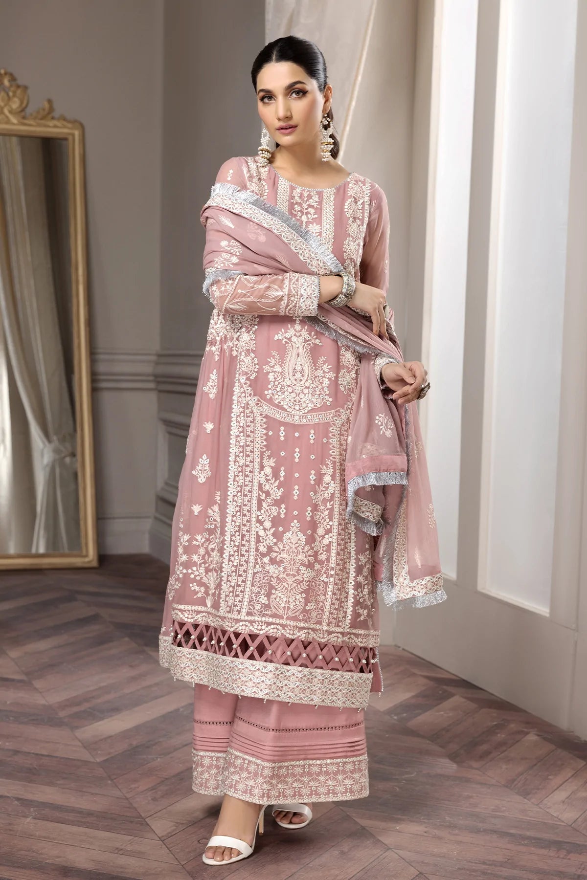 Alizeh Embroidered Chiffon Collection100% Original