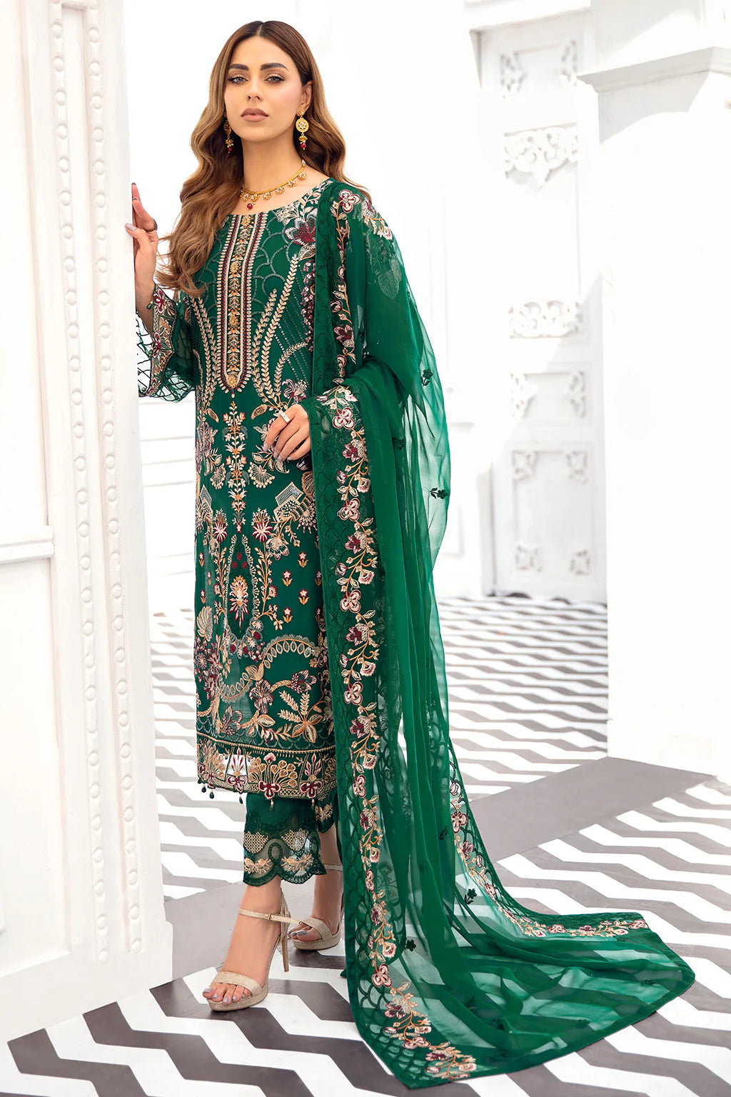 Rangoon By Ramsha Luxury Chiffon Embroidered Collection