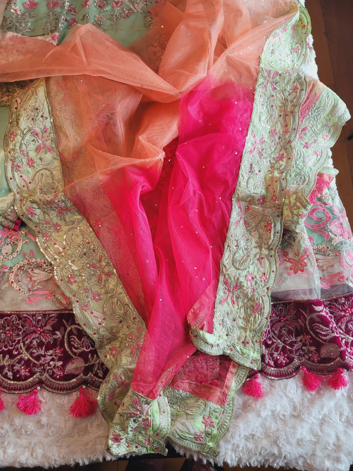 Pakistani Stitched Embroidery Party Wear Dresses Ready To Ship