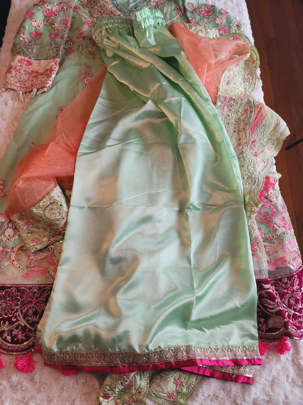 Pakistani Stitched Embroidery Party Wear Dresses Ready To Ship