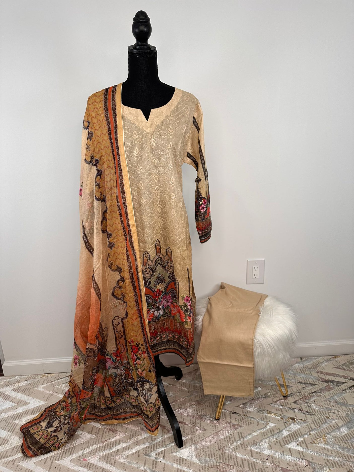 Pakistani Embroidered Lawn ready to ship