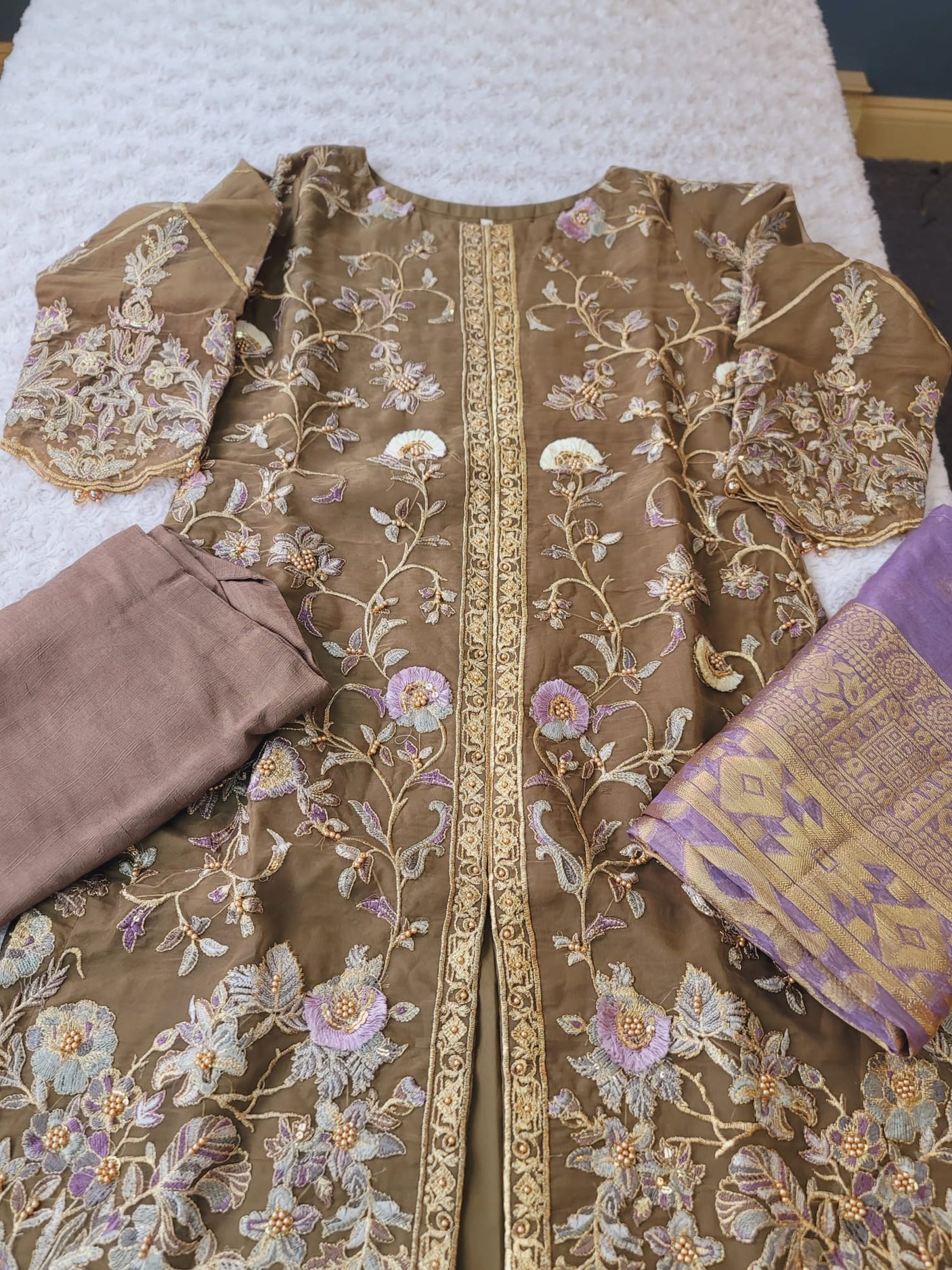 Pakistani Stitched Embroidery Party Wear Dresses Ready To Ship