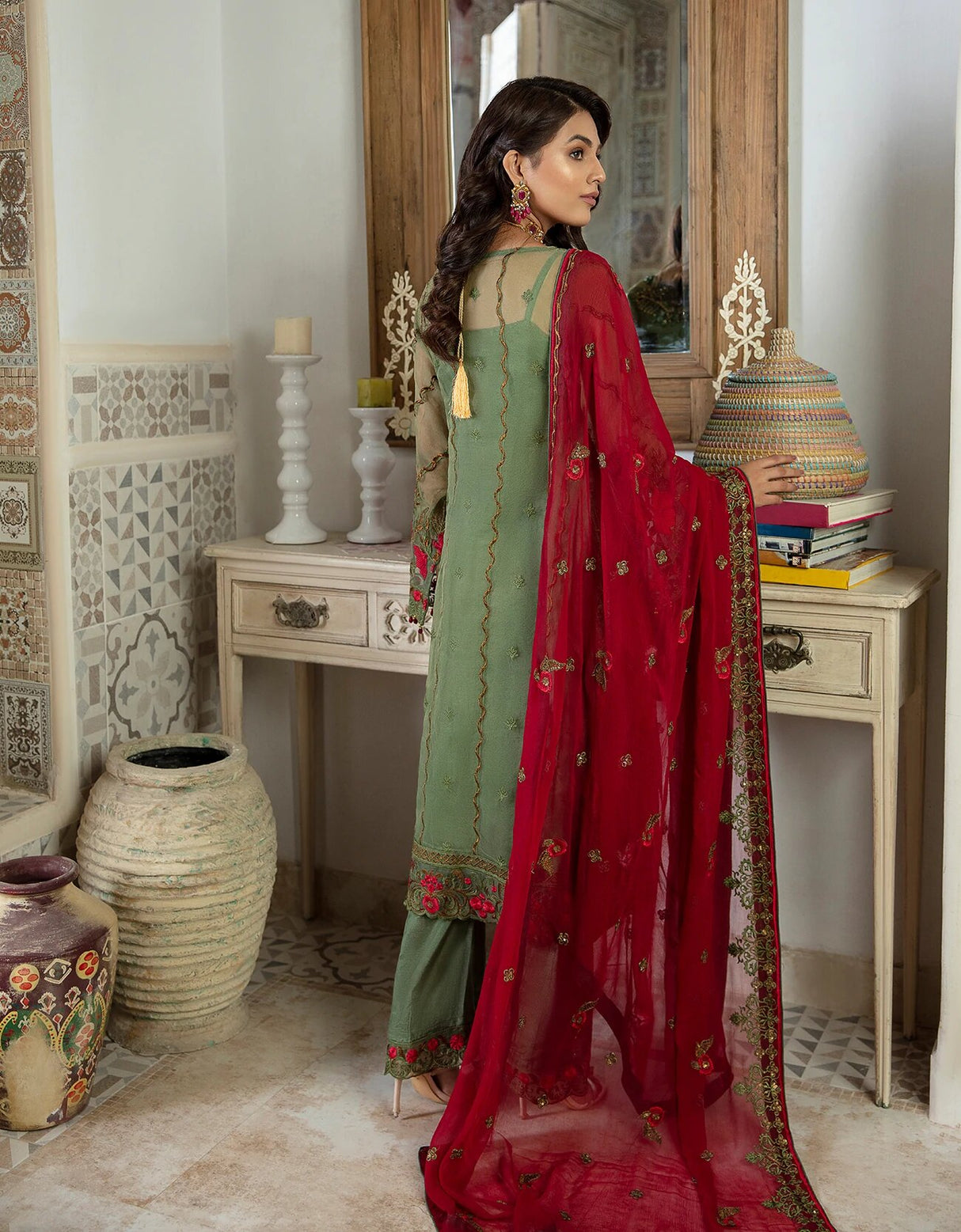 Le Festa by Emaan Adeel Chiffon Collection -100% Original Guaranteed