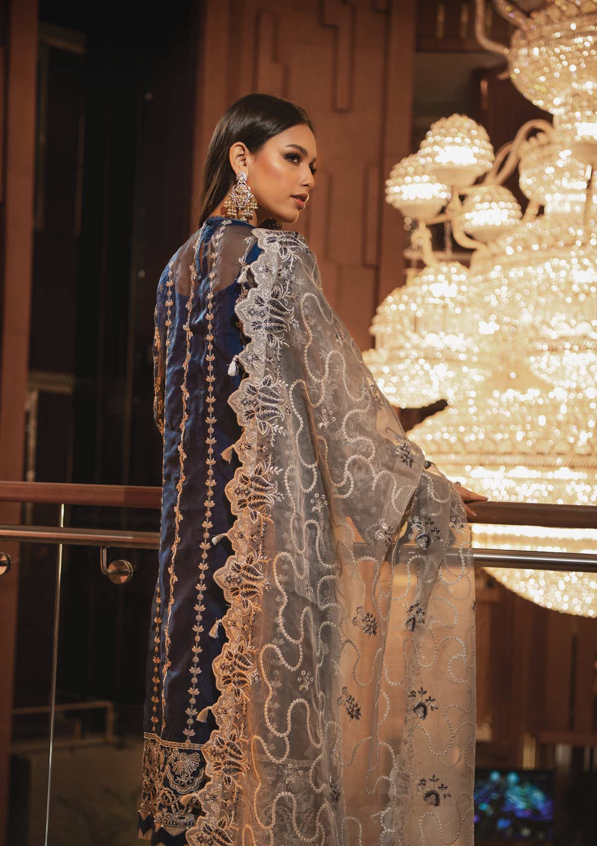 AIK Embroidered Chiffon Collection-100% Original Guaranteed