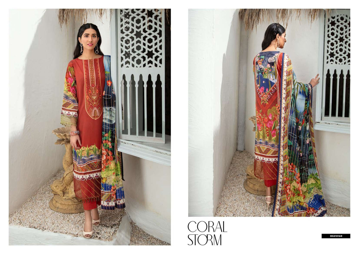 Mishaal Lawn Collection By Gull Jee-100% Original Guaranteed