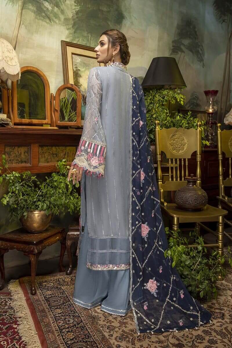Adan Libas Guzarish Chikankari Luxury Chiffon Embroidered Collection -100% Original Guaranteed