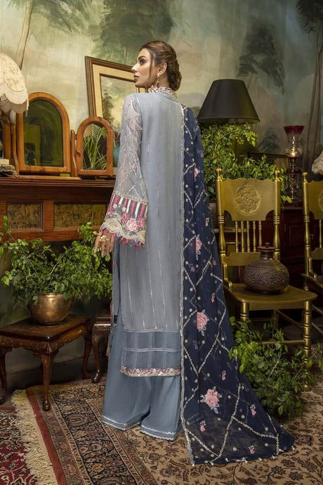 Adan Libas Guzarish Chikankari Luxury Chiffon Embroidered Collection -100% Original Guaranteed