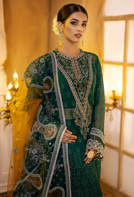 Adan's Libas Ravia Schiffli Embroidered Chiffon Collection
