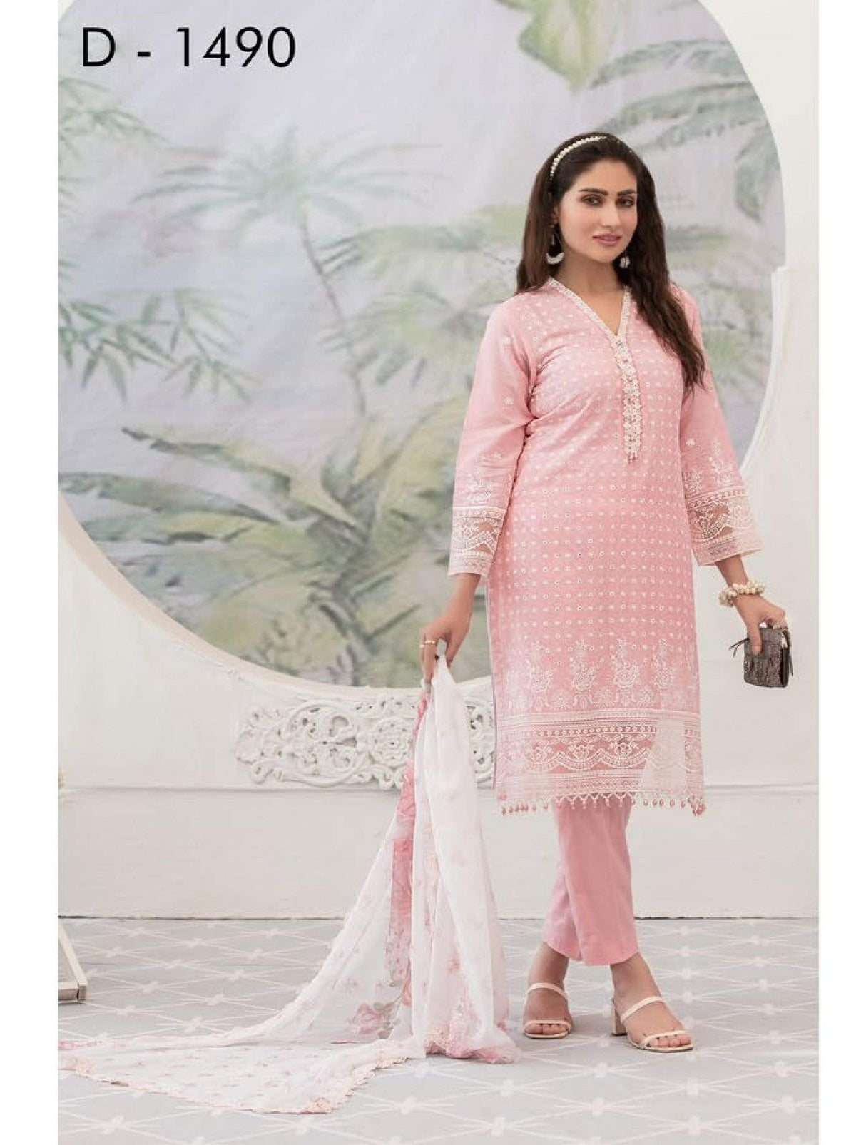 In-Vogue Luxury By Tawakkal Embroidered Lawn Collection 2021 -100% Original Guaranteed