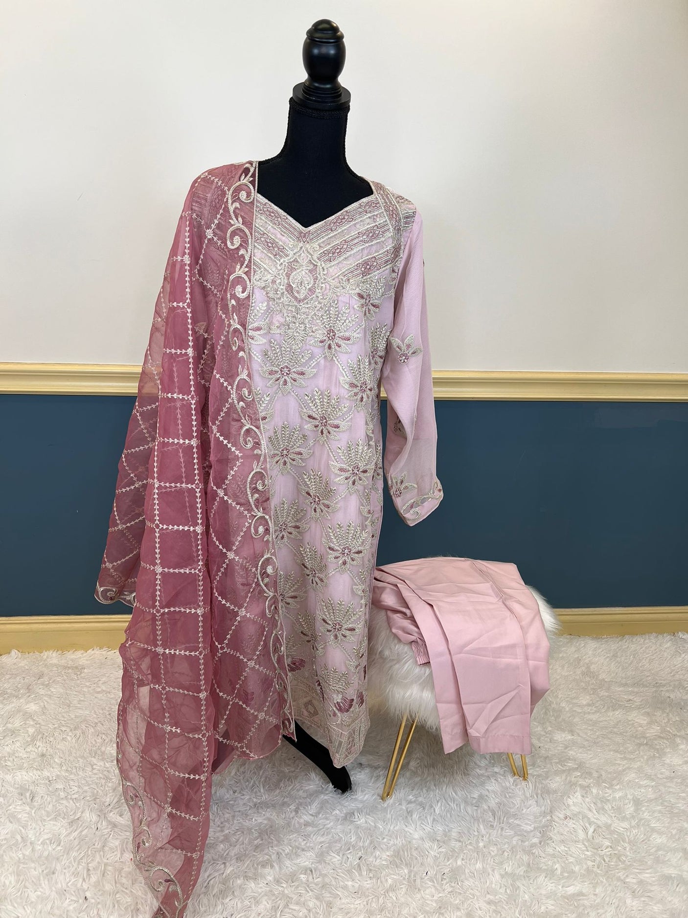 Pakistani Embroidered Party wear Ready To Ship