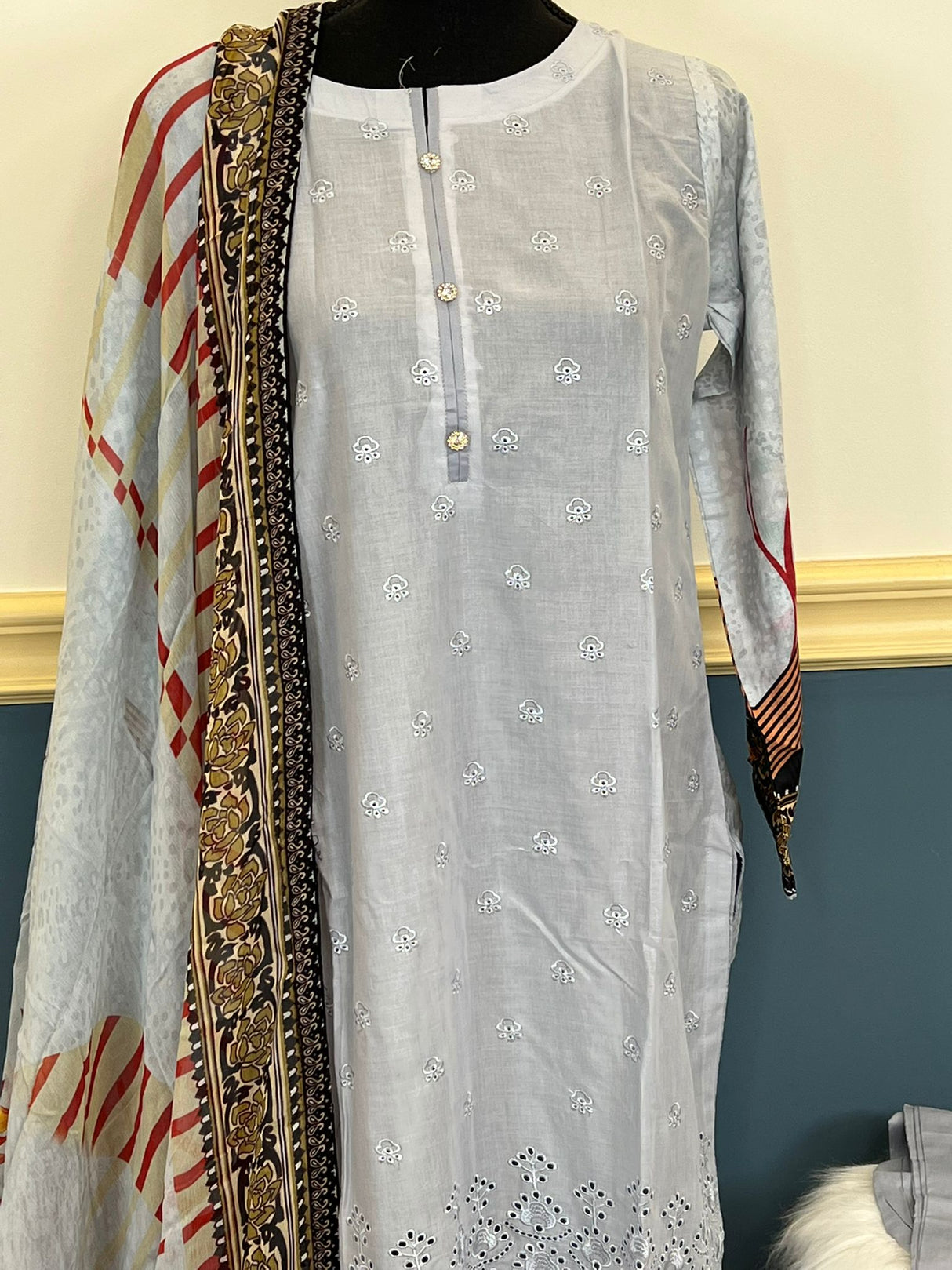 Luxury Embroidered lawn Ready To Ship