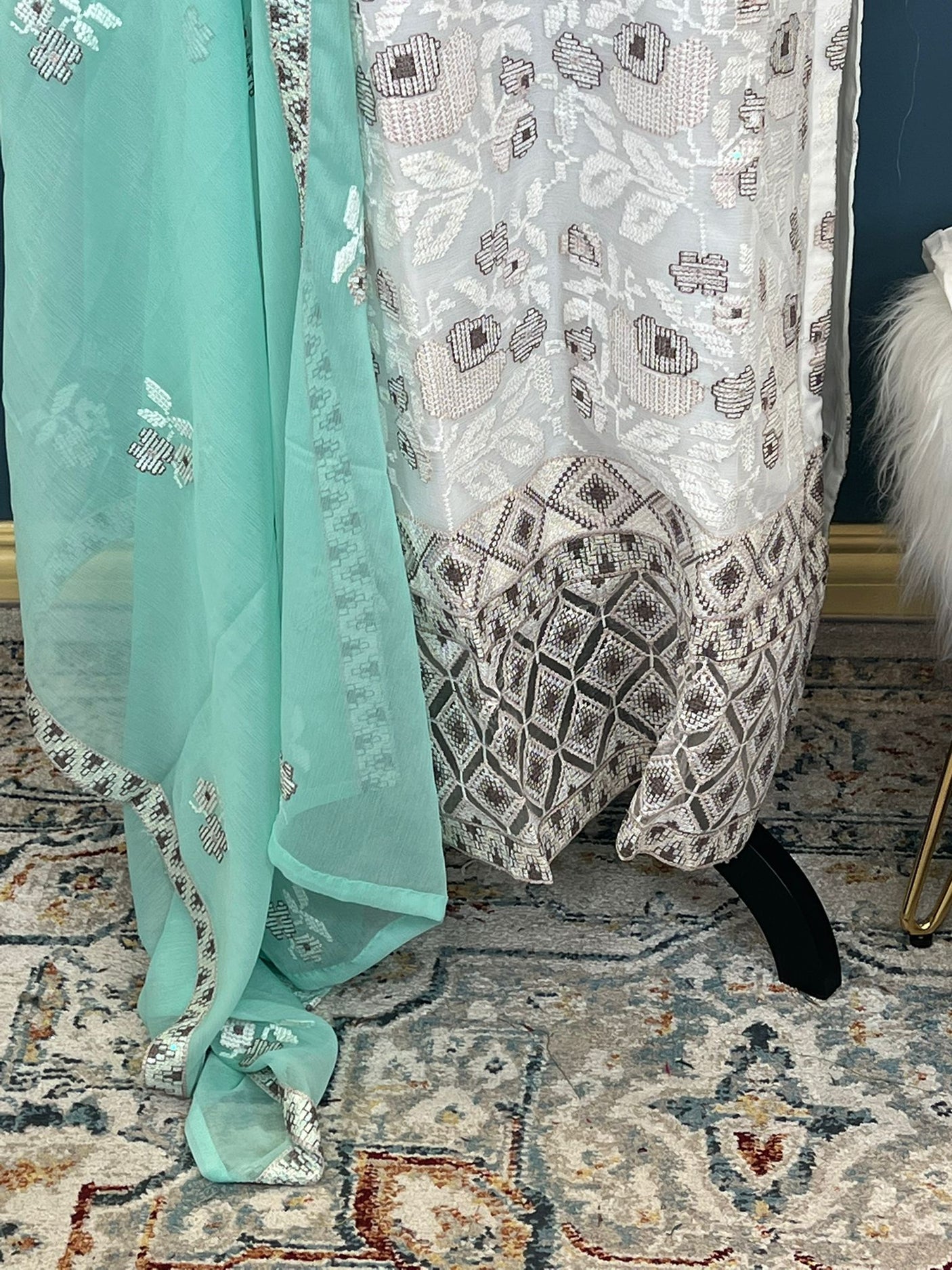 Pakistani Embroidered Party wear Ready To Ship