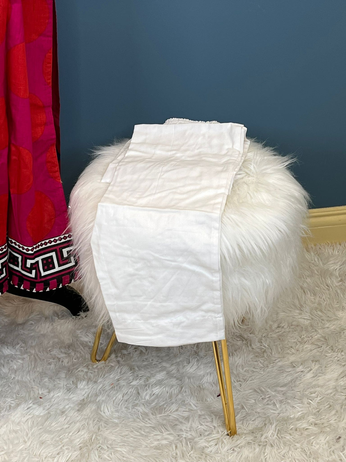 Indian Cotton Stitched Embroidery Suit Ready To Ship