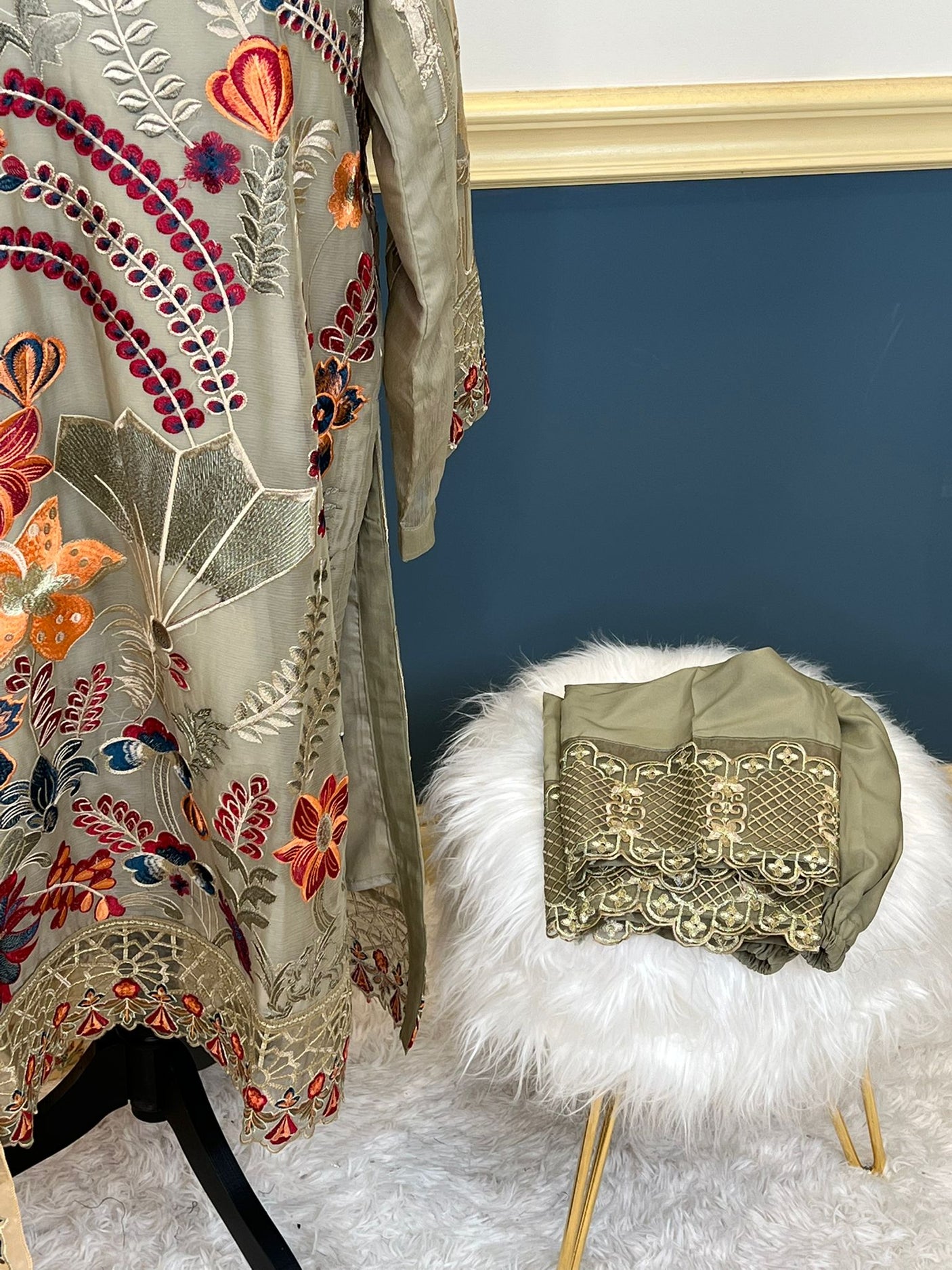 Pakistani Embroidered Party wear Ready To Ship