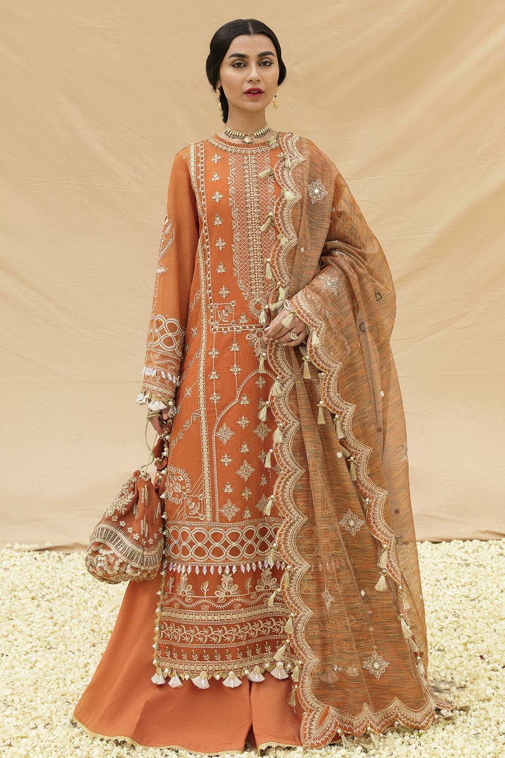 Dhoop Kinara By Afrozeh Embroidered Chiffon Collection