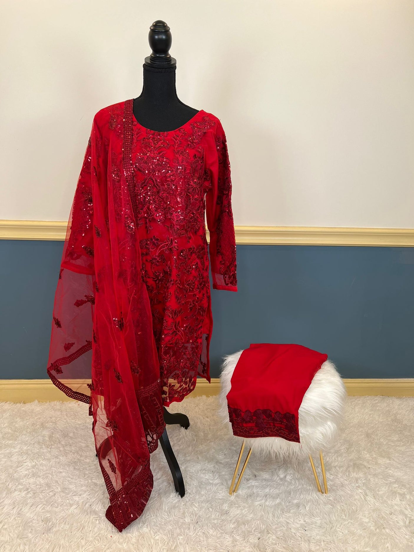 Pakistani Embroidered Party wear Ready To Ship