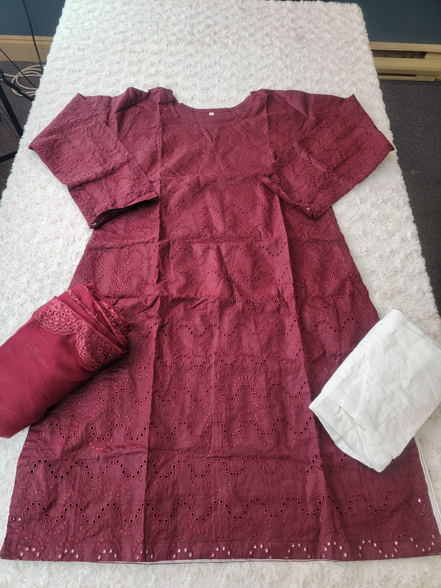 Pakistani Stitched Embroidery luxury lawn Dresses Ready To Ship